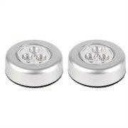 Cordless LED Touch Light Battery Powered 1/2/5pcs Magnetic Stick-on for Home Kitchen Bathroom