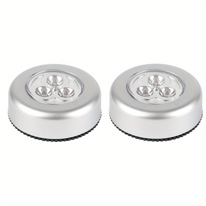 Cordless LED Touch Light Battery Powered 1/2/5pcs Magnetic Stick-on for Home Kitchen Bathroom