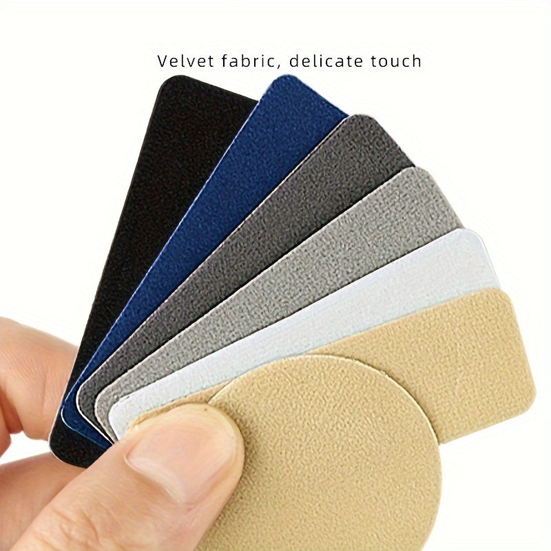 6-Pack Suede Shoe Repair Patches for Sneakers, Hole and Heel Repair