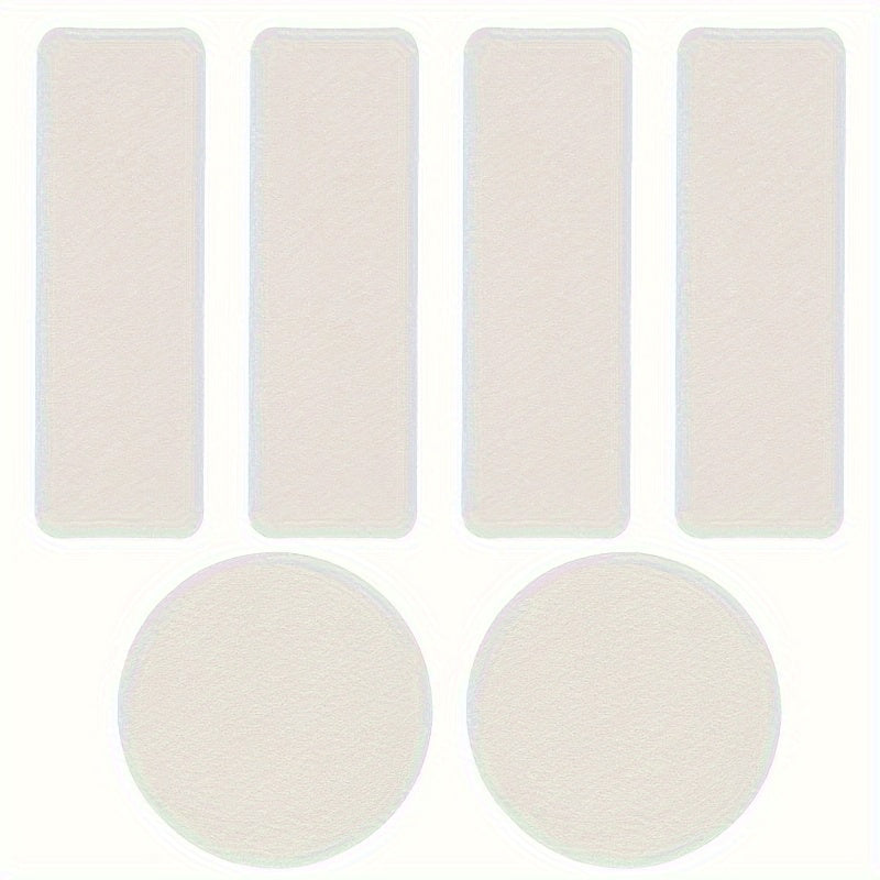 6-Pack Suede Shoe Repair Patches for Sneakers, Hole and Heel Repair