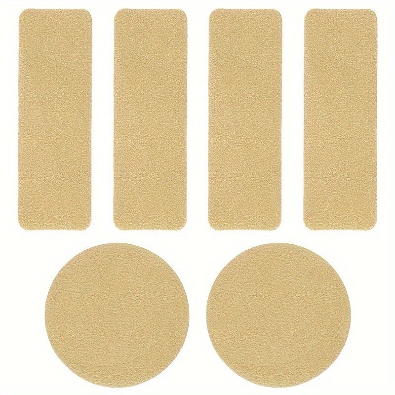 6-Pack Suede Shoe Repair Patches for Sneakers, Hole and Heel Repair