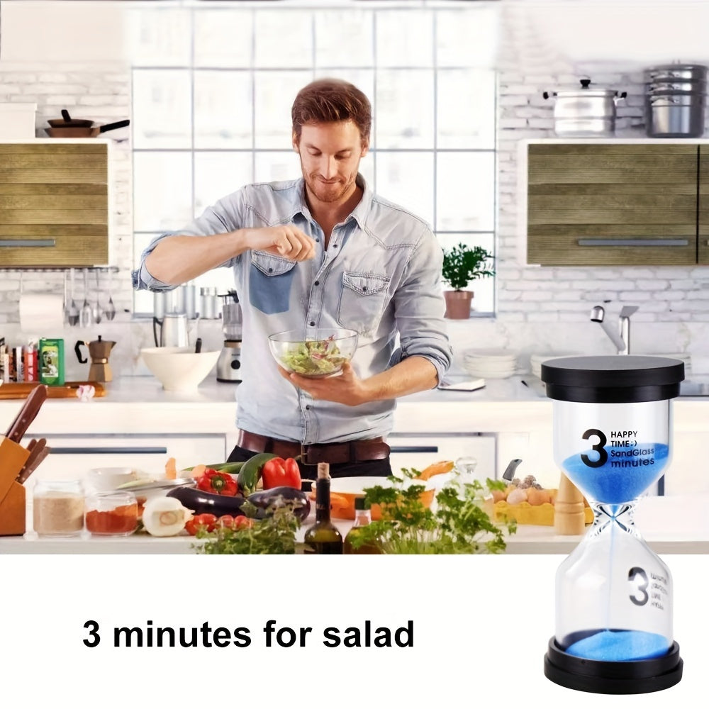 Set of 6 Colorful Sand Timers 1 to 30 Minutes for Games Classroom Office