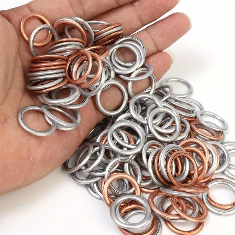 Car Oil Drain Gasket Aluminum Copper Replacement Plug Accessories