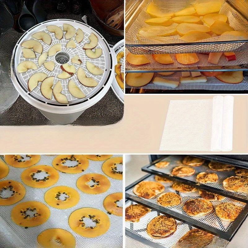 Silicone Drying Mats for Fruits and Vegetables Set of 5 Non-Stick Heat Resistant