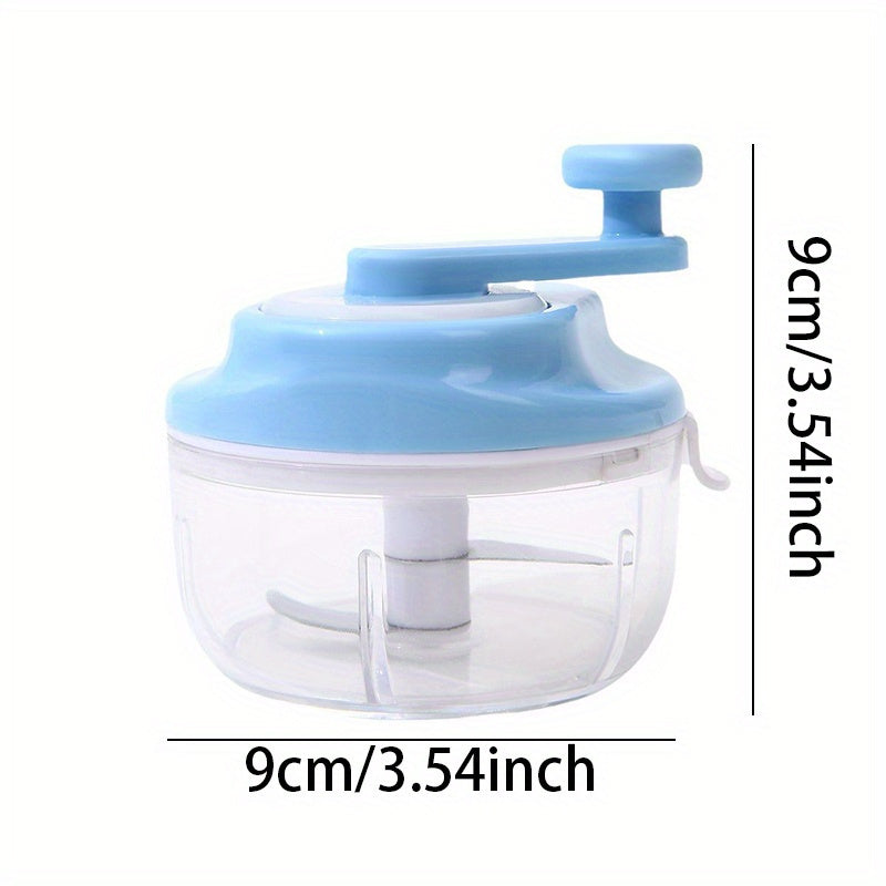 Kitchencraft Ko'pfunktsiyali Qo'lda Sarimsoq Molenchasi - Aylanuvchi Qo'lqopli Plastik Ta'minlash Mixer