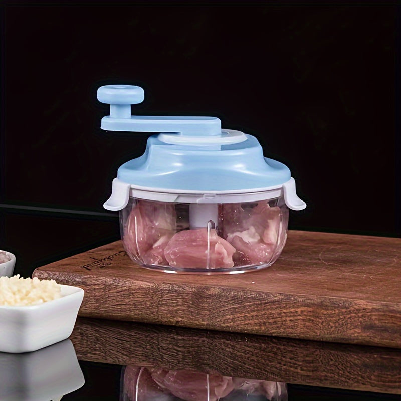 Kitchencraft Ko'pfunktsiyali Qo'lda Sarimsoq Molenchasi - Aylanuvchi Qo'lqopli Plastik Ta'minlash Mixer