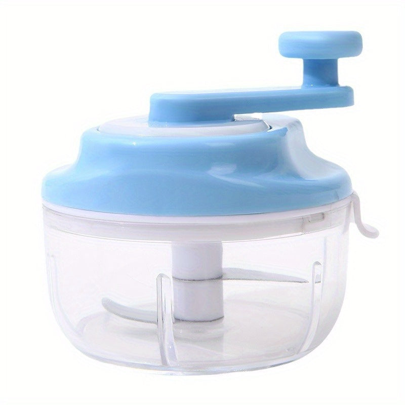 Kitchencraft Ko'pfunktsiyali Qo'lda Sarimsoq Molenchasi - Aylanuvchi Qo'lqopli Plastik Ta'minlash Mixer