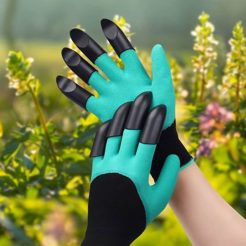 Clawed Gardening Gloves Puncture-Resistant Latex Hand Wash for Digging and Planting