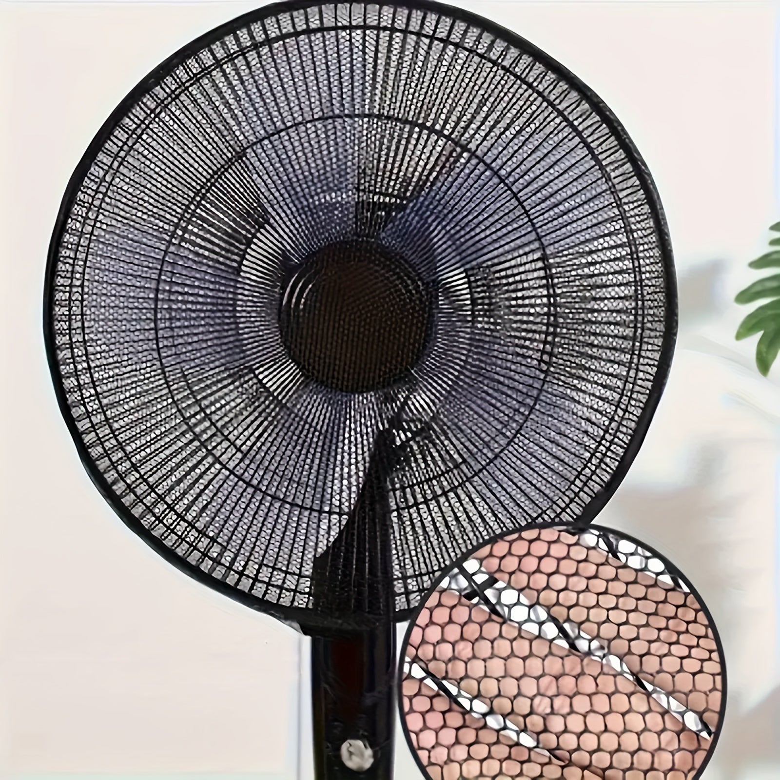 Qo‘l uzatish himoyasi bilan yuviladigan shamollatgich chang qoplami, tarmoq dizayni, uy va ofis shamollatgichlari uchun oson tozalanadi