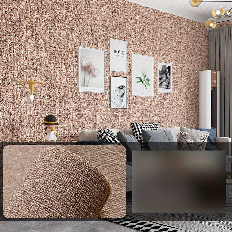 Self-Adhesive Textured Wallpaper 3D Wall Stickers 5M Cement Room Decor