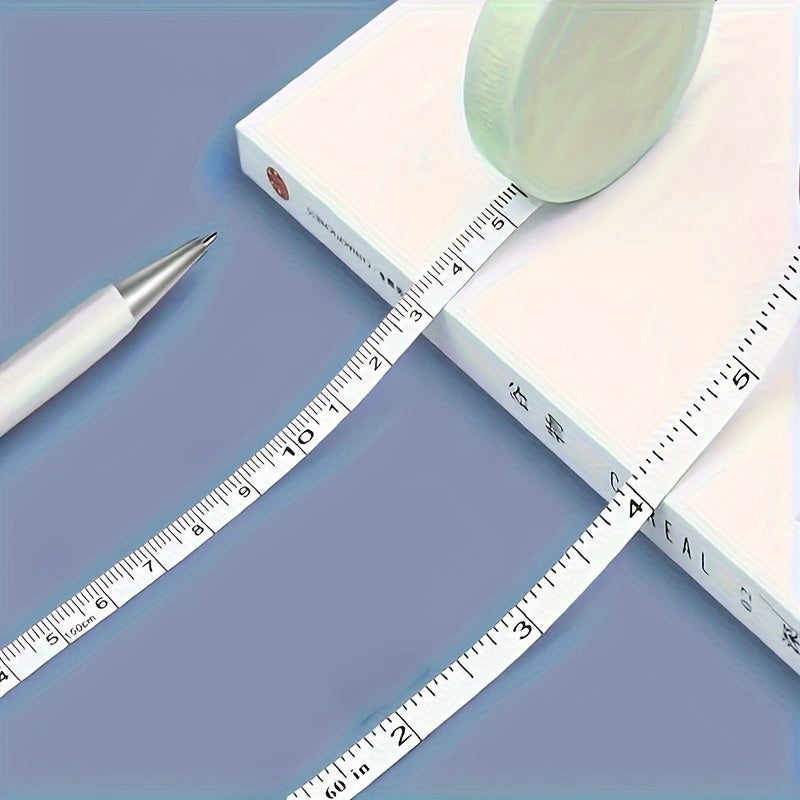 Cinta métrica blanda portátil de 149,86 cm retráctil para uso en el hogar y la oficina