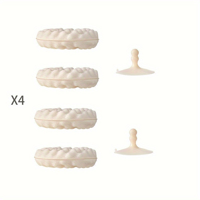 Scratch-Free Kitchen Sponge Brush with Honeycomb Design for Dishwashing and Cleaning