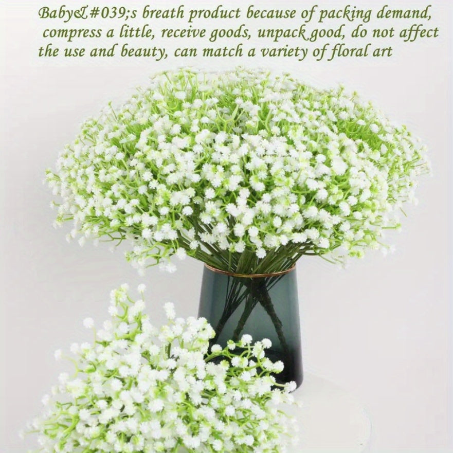 Artificial Baby's Breath Flowers Set of 30 for Weddings, Holidays, and Events