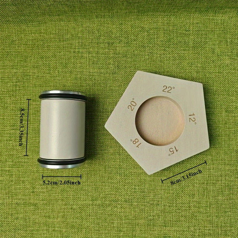 Magnetli olmos toshli yog'och asosli Professional oshxona pichoqni o'tkirlashtiruvchi - Elektrsiz qo'lda maydalash asbobi, barqarorlik va qulaylik uchun 5-burchakli turli dizayn