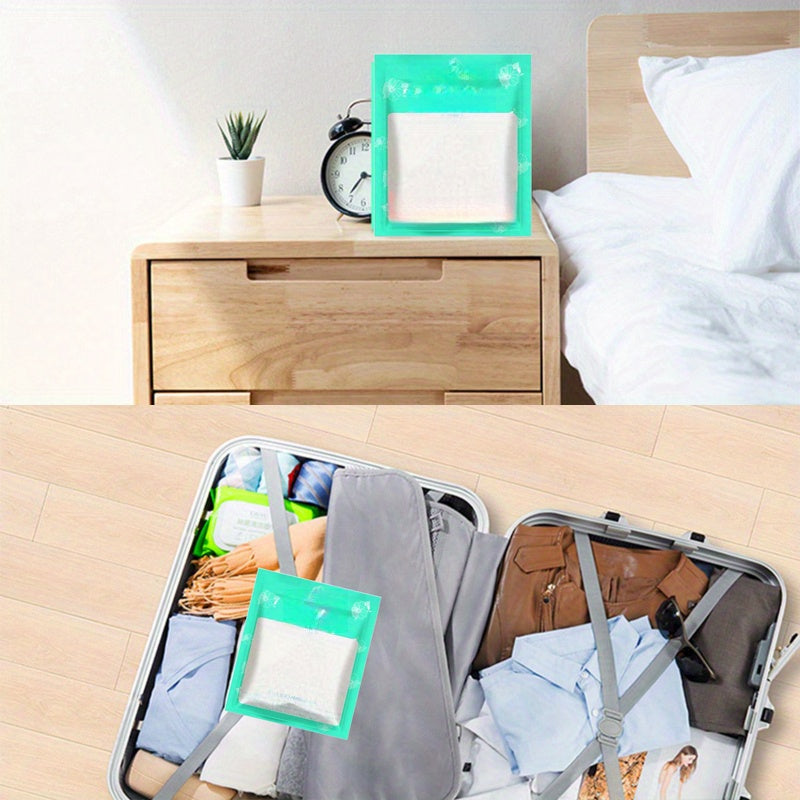 Set of 10 Moisture Absorber Bags for Wardrobes and Storage Preventing Mold and Dampness