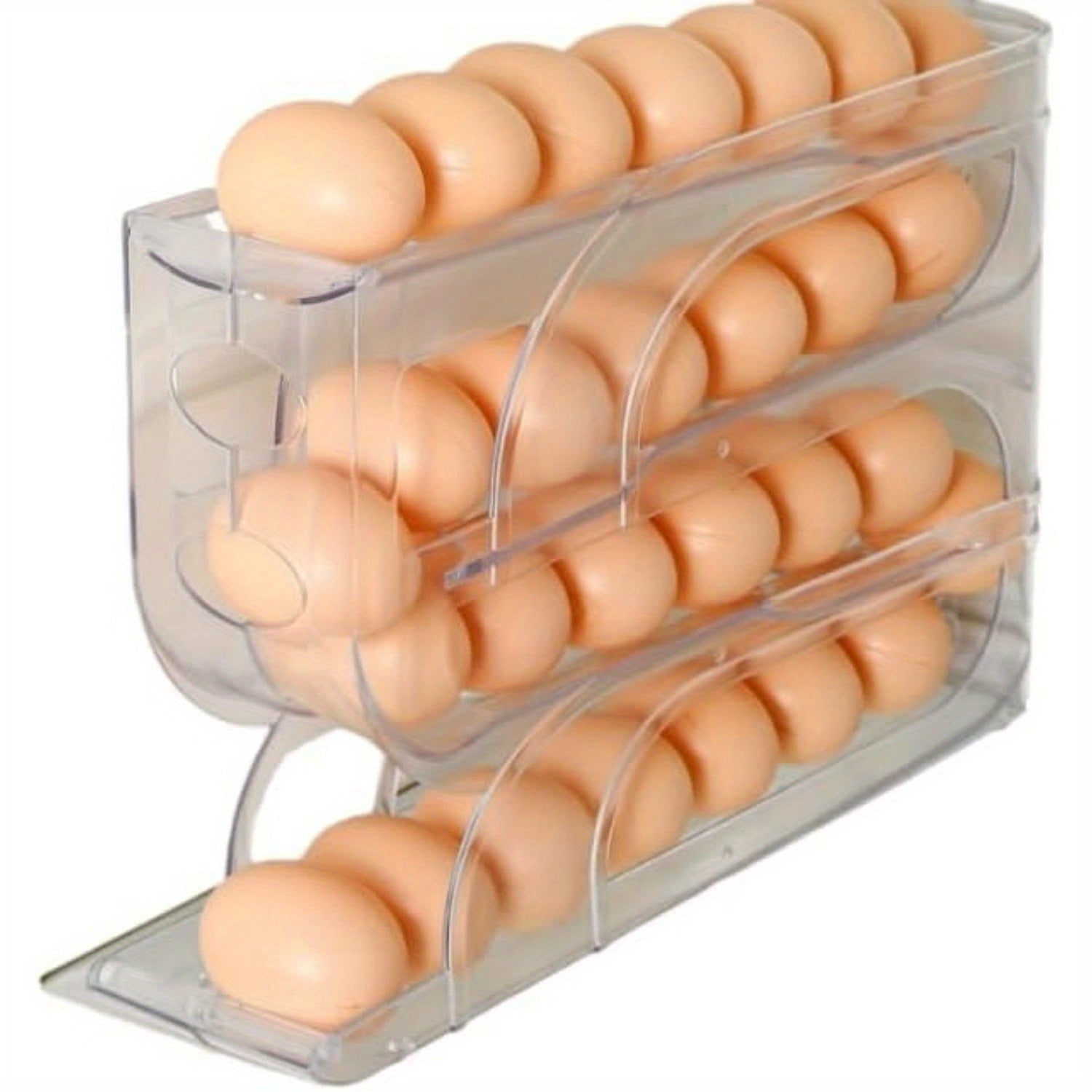 Egg Storage Box Refrigerator Organizer Transparent Multi-layer Kitchen Rack