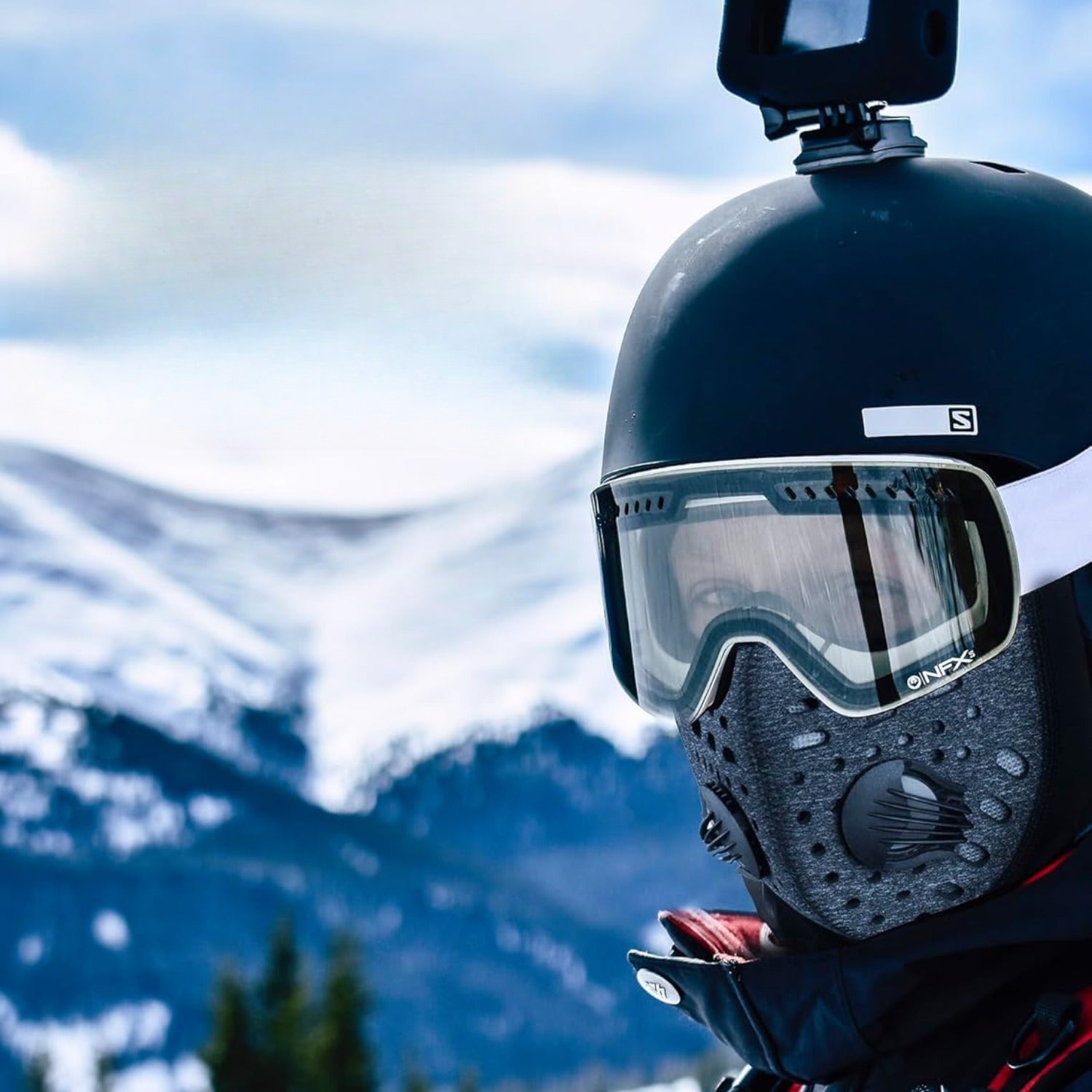 Men's Thermal Balaclava Ski Mask Knit Polyester Winter Sports Outdoor Gear