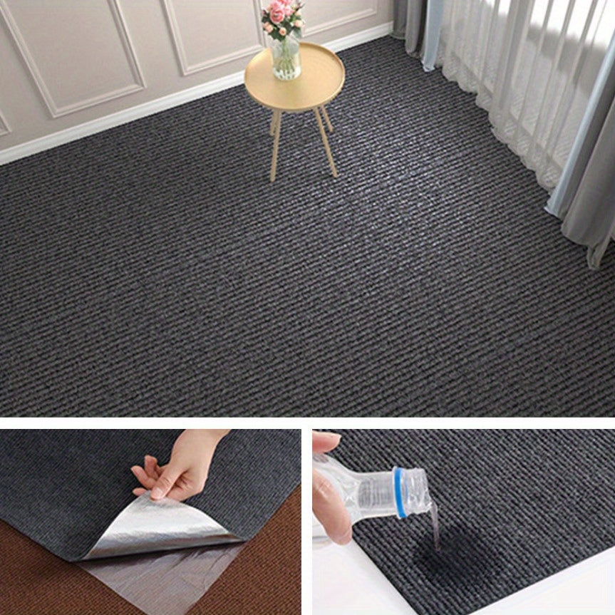 Self-Adhesive Interlocking Carpet Tiles 30.48cm Square Non-Slip Durable for Home Office