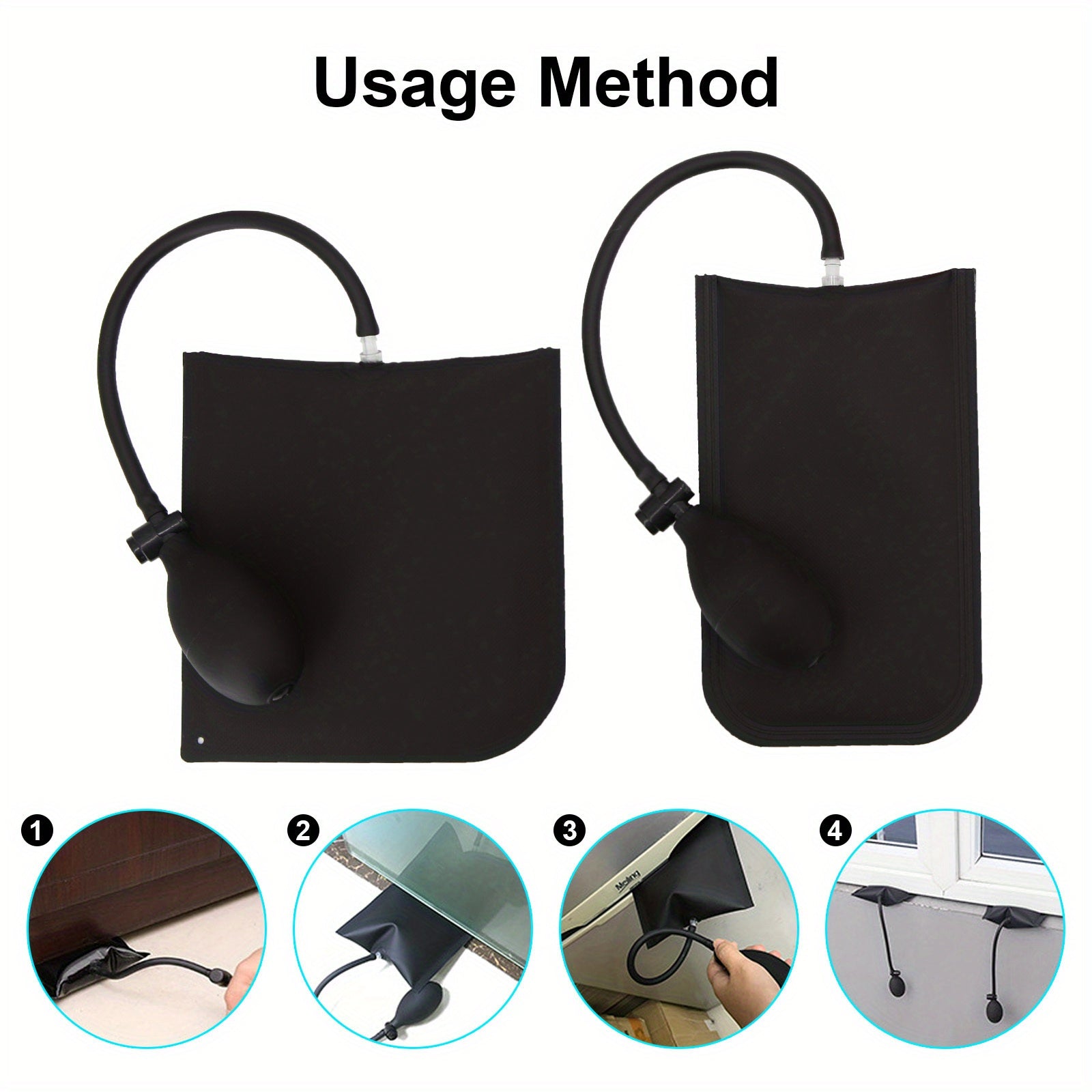 Auto Lockout Tools Kit for Vehicles with Inflatable Wedge and Long Reach