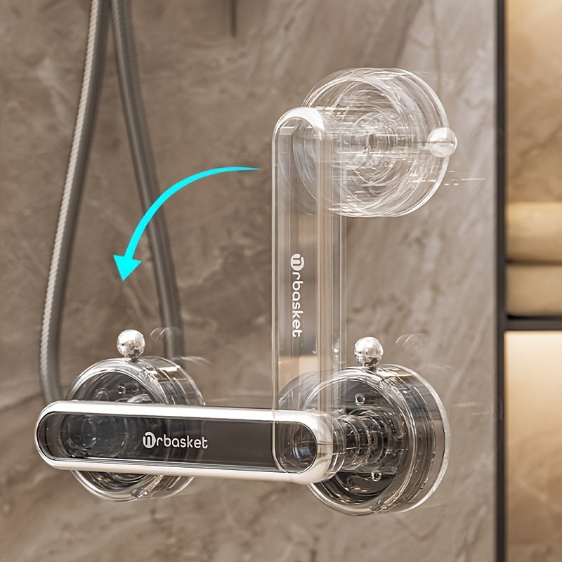 Multifunctional Plastic Suction Cup Handle with Hook for Refrigerator and Cabinets