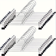 Juego de 5/10 perchas para ropa con clips, ahorro de espacio, a prueba de viento para pantalones, sujetadores, bufandas