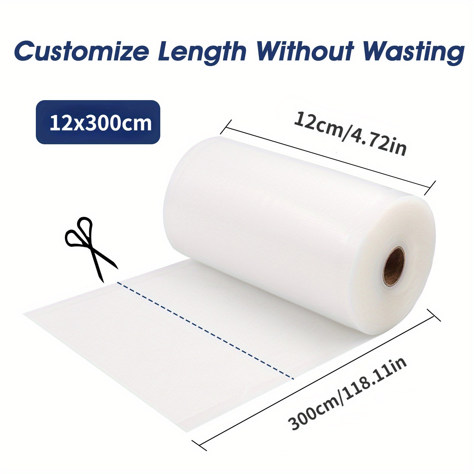 Heavy-Duty BPA-Free Vacuum Sealer Bags 1 Roll Puncture-Resistant Food Preservation