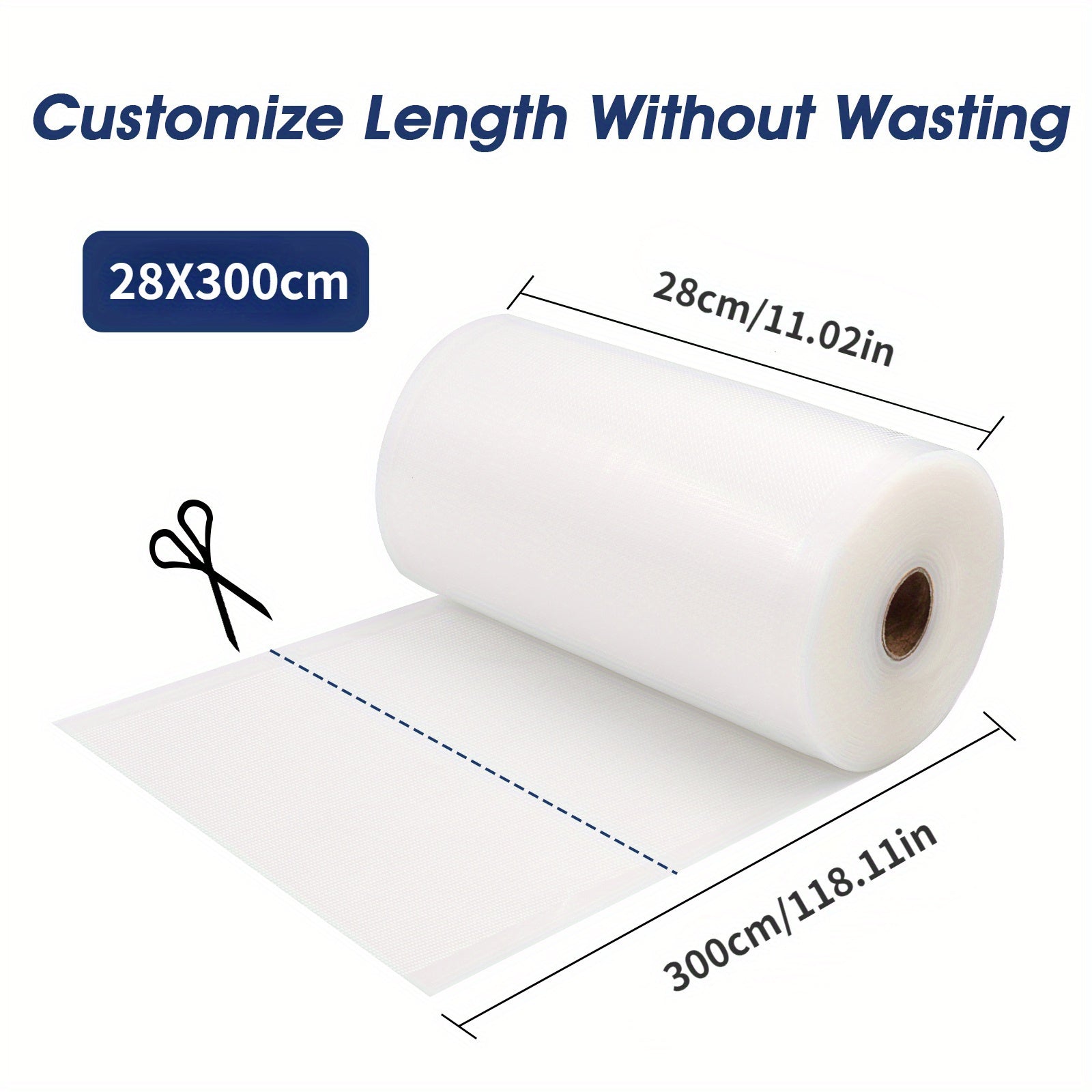 Heavy-Duty BPA-Free Vacuum Sealer Bags 1 Roll Puncture-Resistant Food Preservation