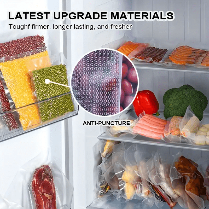 Heavy-Duty BPA-Free Vacuum Sealer Bags 1 Roll Puncture-Resistant Food Preservation