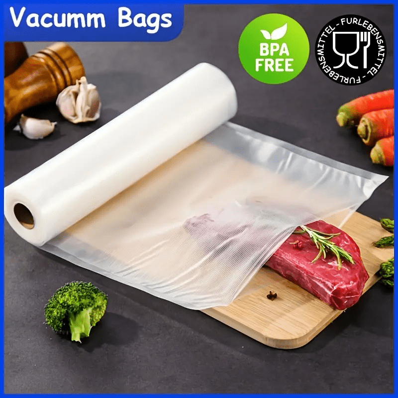 Heavy-Duty BPA-Free Vacuum Sealer Bags 1 Roll Puncture-Resistant Food Preservation