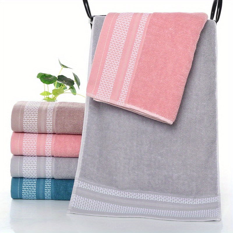 Cotton Bath Towels Quick-Dry Absorbent Space-Theme Design for Bathroom Travel Gym Spa