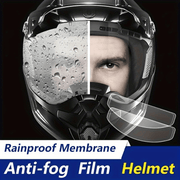 Adult Motorcycle Helmet Anti-Fog Rainproof Film 2pcs Durable Nano-Coating