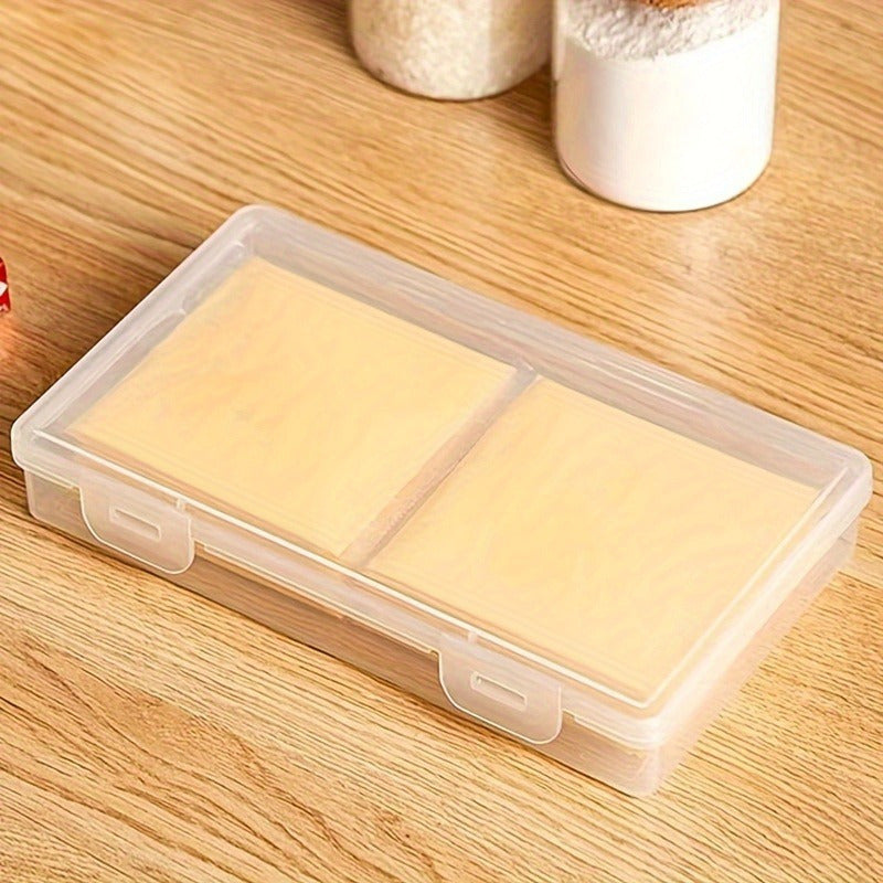 Durable Clear Cheese Storage Container with Seal Tight Lid for Butter and Produce