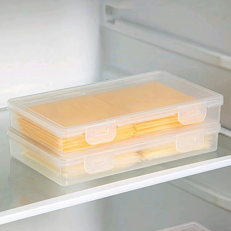 Durable Clear Cheese Storage Container with Seal Tight Lid for Butter and Produce