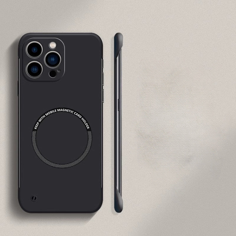 Borderless Magnetic Phone Case for Apple iPhone 11-16 TPU Slim Cover