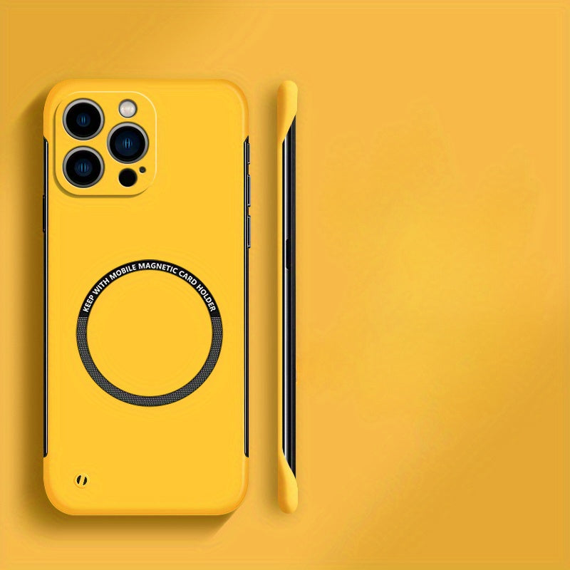 Borderless Magnetic Phone Case for Apple iPhone 11-16 TPU Slim Cover