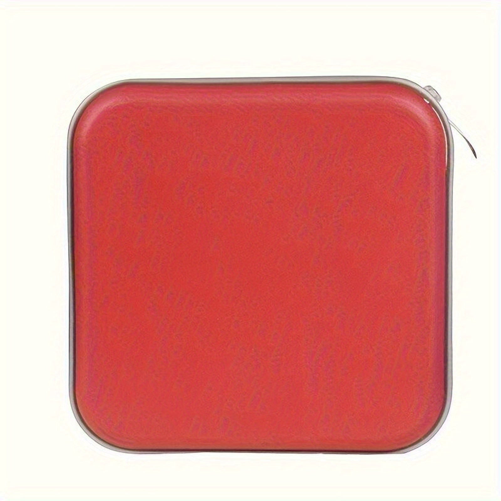 White Vintage Style Plastic CD Case Organizer 40pcs Lightweight Edge Paint