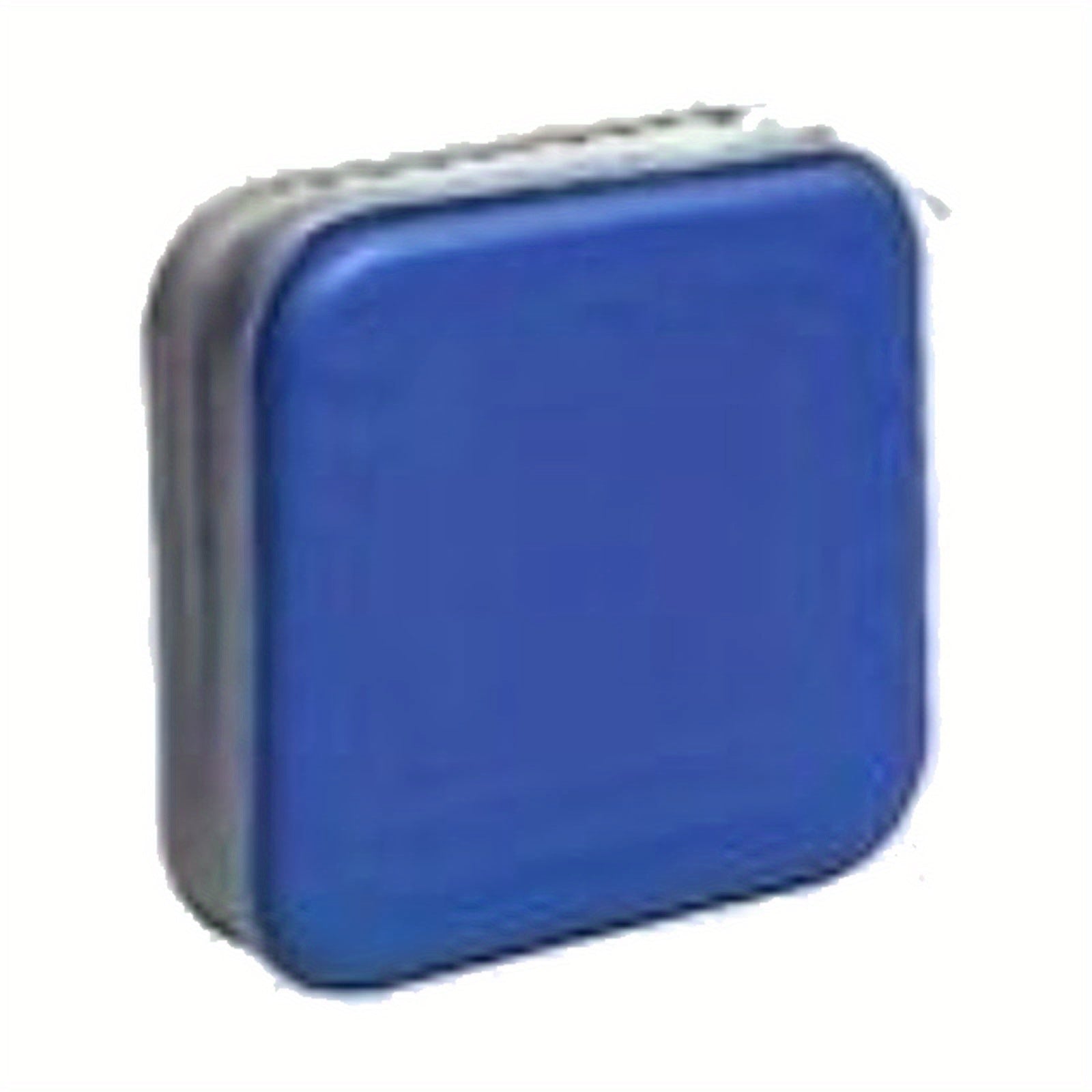 White Vintage Style Plastic CD Case Organizer 40pcs Lightweight Edge Paint