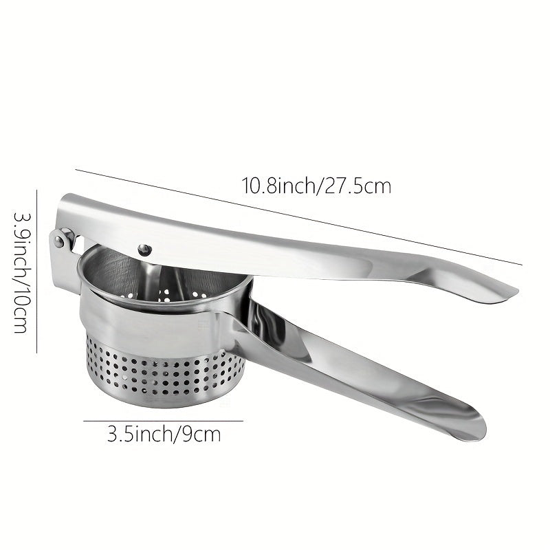 Нержавеющая сталь 2-в-1 соковыжималка для картофеля и лимона, овощной пресс, кухонный инструмент