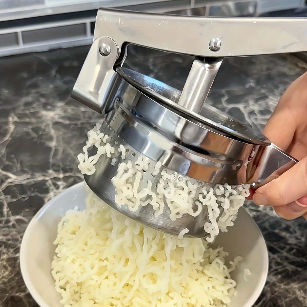 Нержавеющая сталь 2-в-1 соковыжималка для картофеля и лимона, овощной пресс, кухонный инструмент