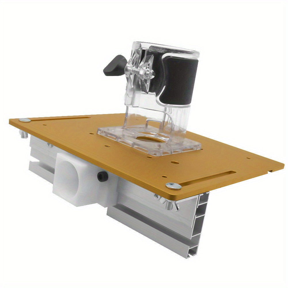 Aluminum Router Table Insert Plate with Miter Gauge for Woodworking Projects