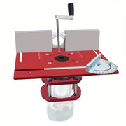 Aluminum Router Lift Kit for Woodworking with Table Insert Plate and Miter Gauge Guide