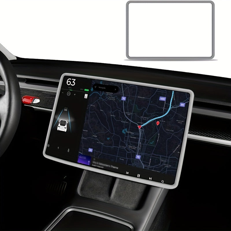 Silicone Screen Protector for Car Touch Screen Impact-Resistant Cover