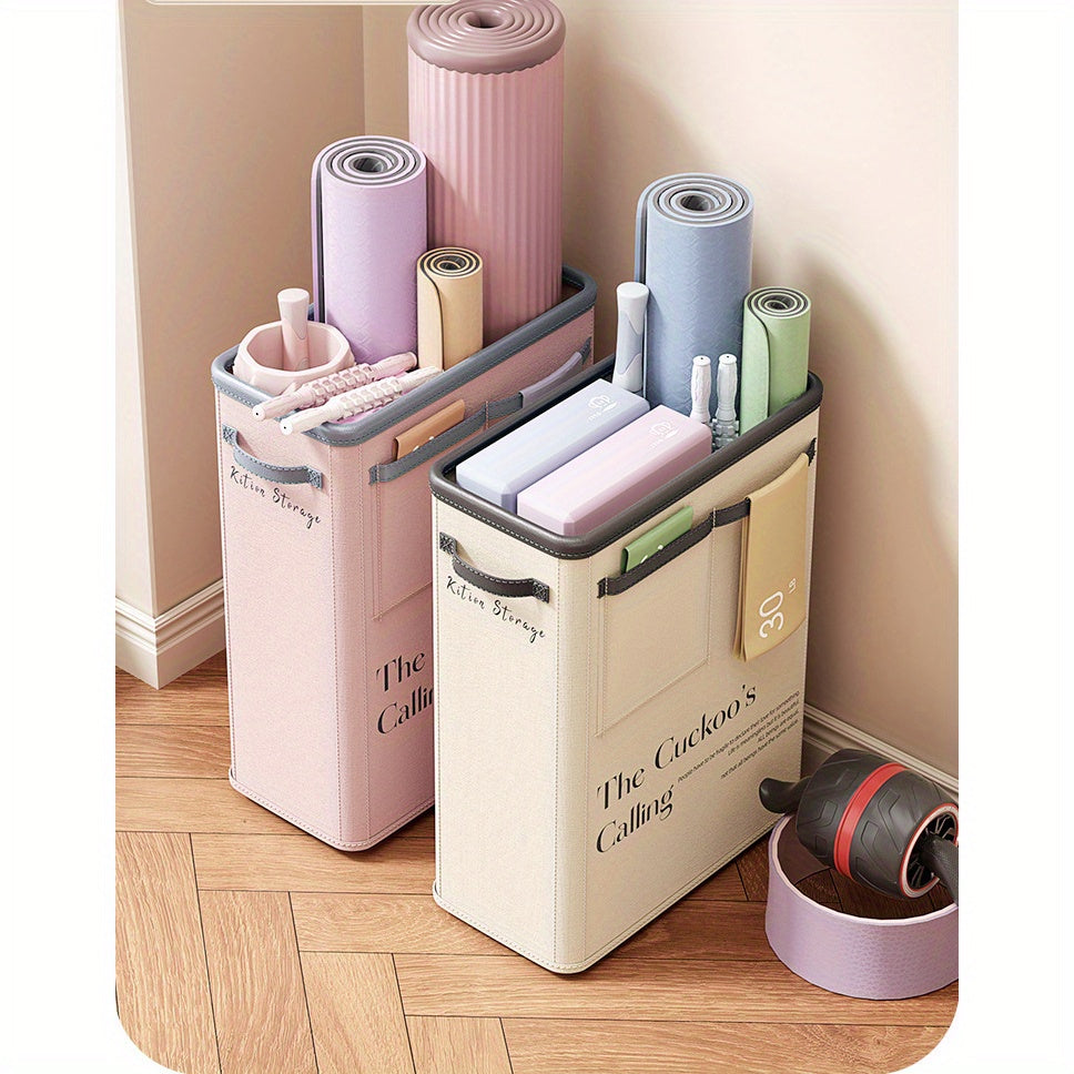 Складной спортивный багажник для хранения ковриков для йоги и фитнес-снаряжения, прямоугольный, не водонепроницаемый