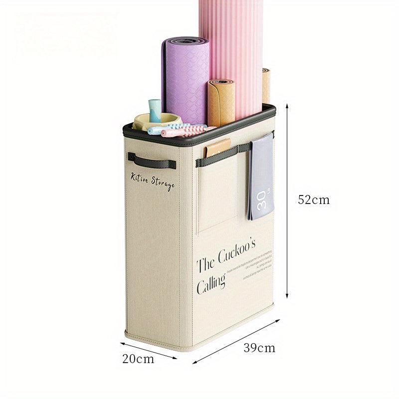 Складной спортивный багажник для хранения ковриков для йоги и фитнес-снаряжения, прямоугольный, не водонепроницаемый