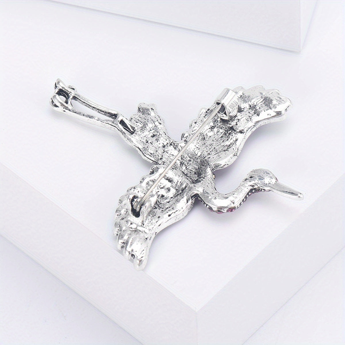 Rhinestone Brooch Pin for Women Retro Lapel Accessory Suit Coat Dress
