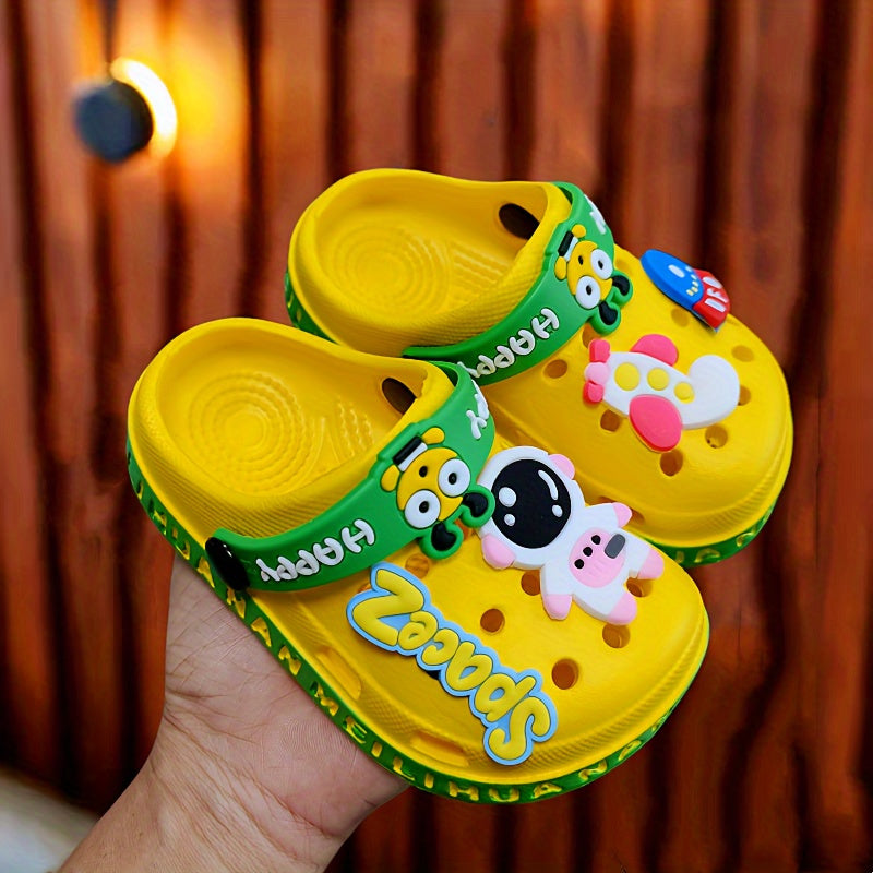 Zapatillas tipo clog transpirables de EVA para niños, ideales para verano, uso en interiores y exteriores, piscina y playa