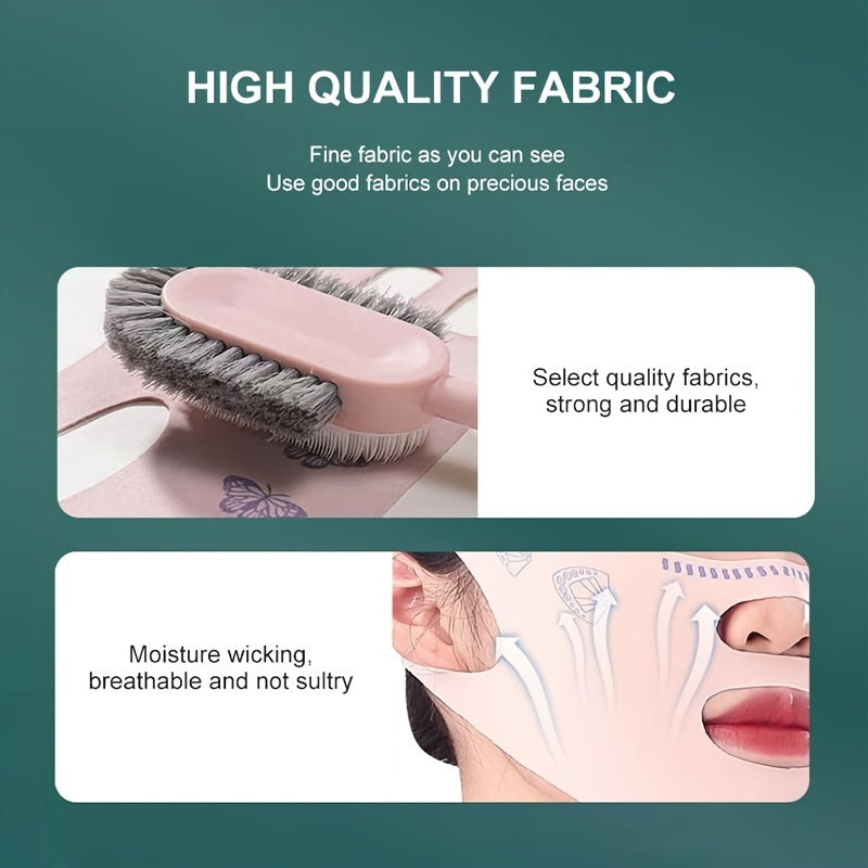Facial Shaping Band for Chin Lift and Snoring Reduction Breathable Face Lift Strap