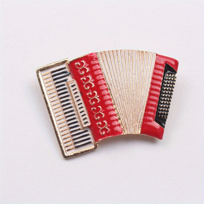 Enamel Accordion Brooch Irregular Shape Fashion Accessory for Clothing Bags Hats