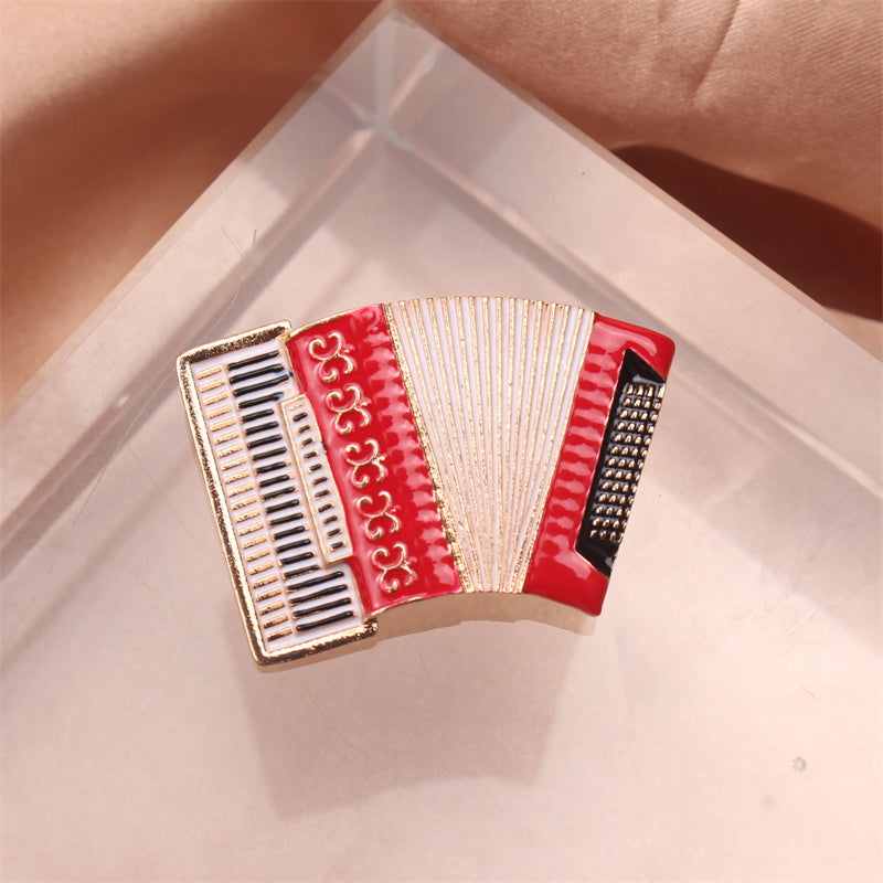 Enamel Accordion Brooch Irregular Shape Fashion Accessory for Clothing Bags Hats