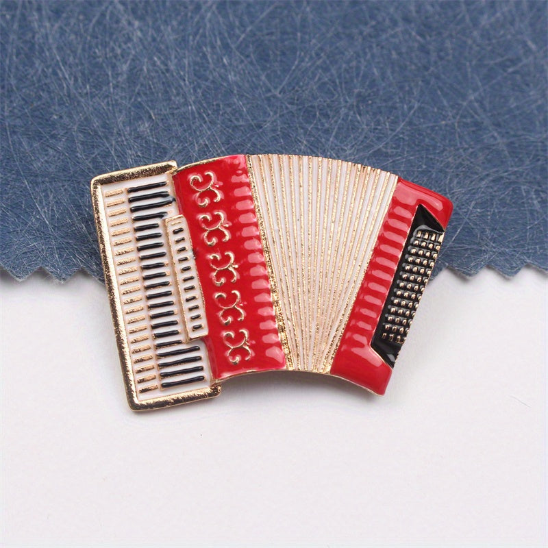 Enamel Accordion Brooch Irregular Shape Fashion Accessory for Clothing Bags Hats